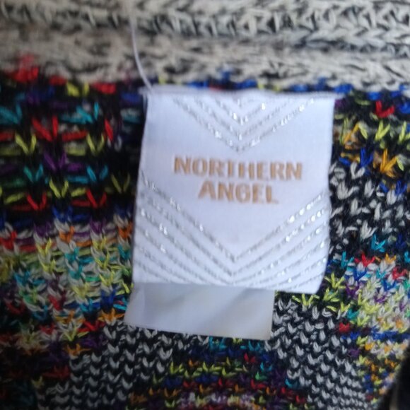 Northern Angel Multicolor Pattern Cardigan Sweater - Picture 2 of 8